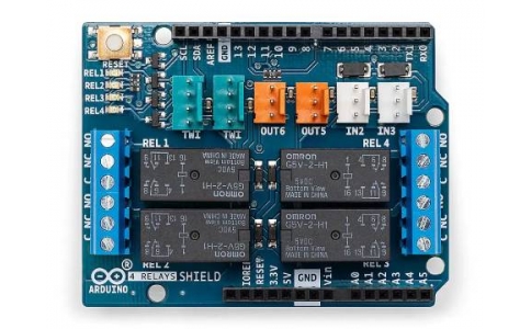 Arduino 4 Relays Shield意大利Arduino擴展板多功能開源硬件